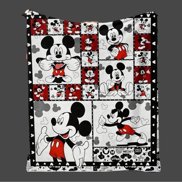NIB Mickey Fleece Blanket - Picture 2 of 7